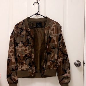 F21 Camo Bomber